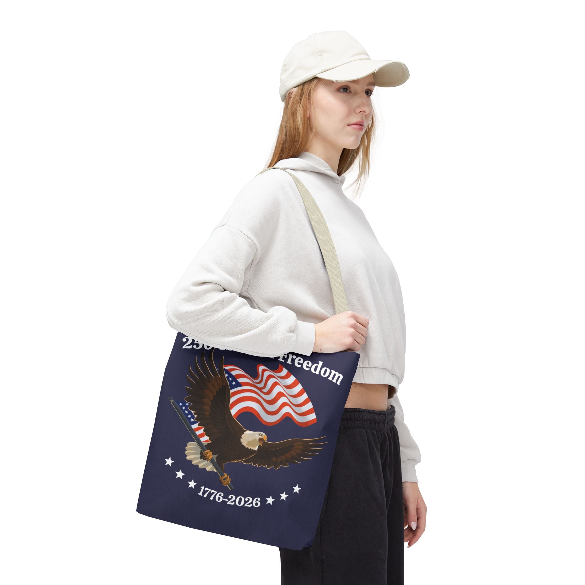 America 250th Anniversary Eagle | Blue Tote Bag