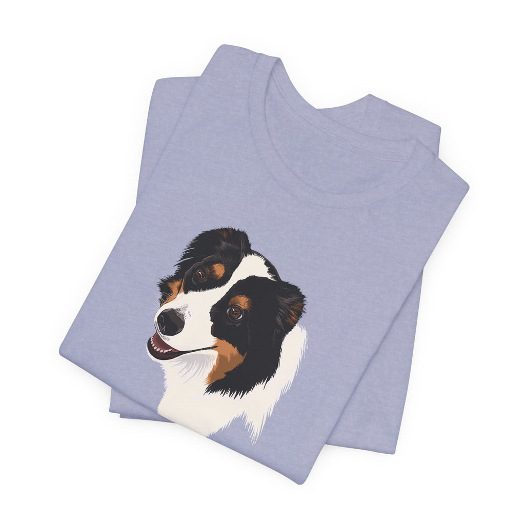 Loyal Sheepdog Portrait | Unisex T-Shirt