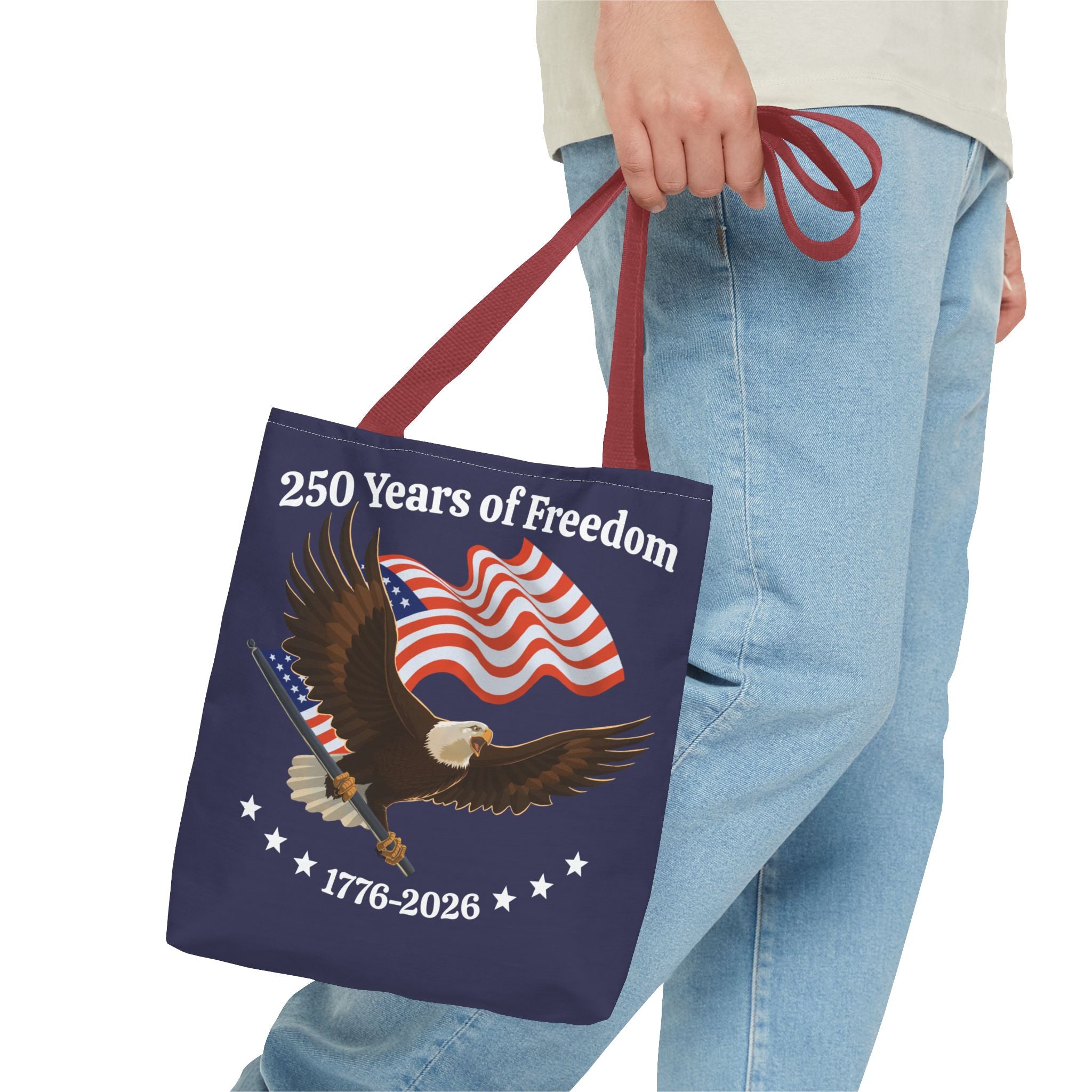America 250th Anniversary Eagle | Blue Tote Bag