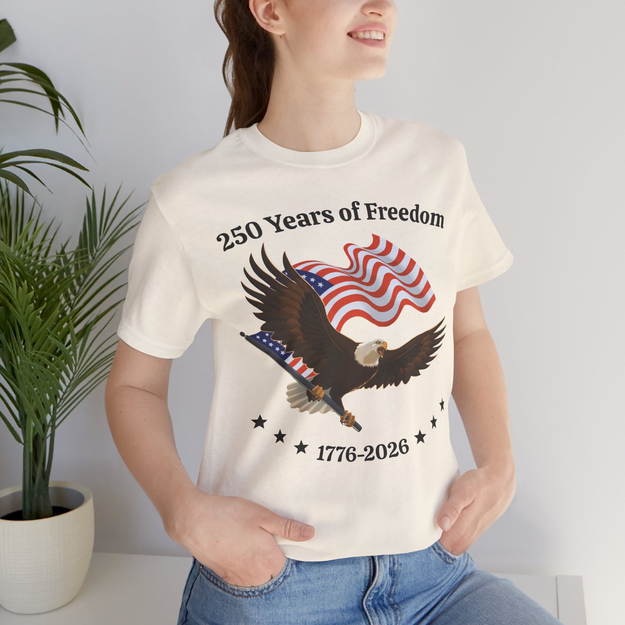 America 250th Anniversary Eagle | White Unisex T-Shirt