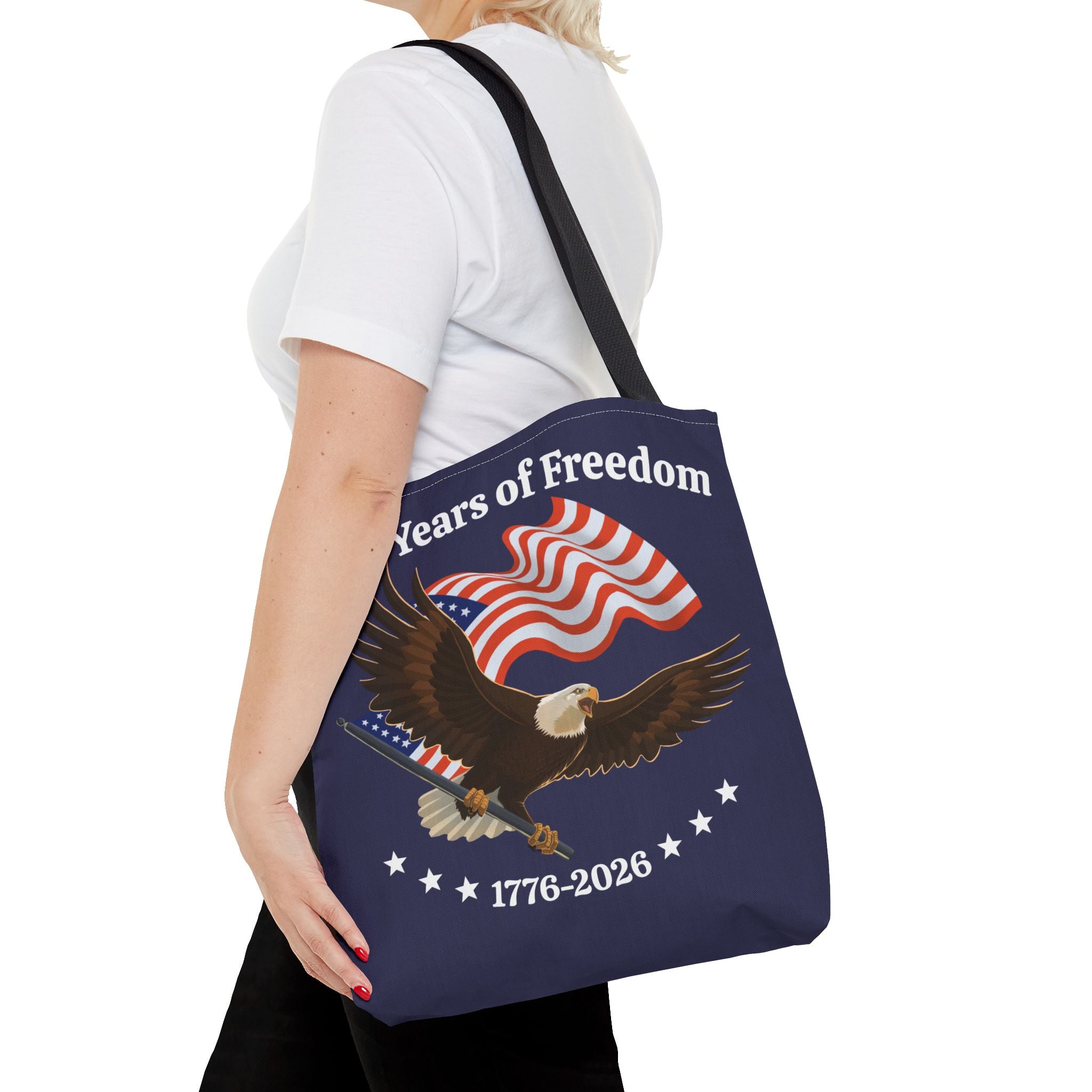 America 250th Anniversary Eagle | Blue Tote Bag