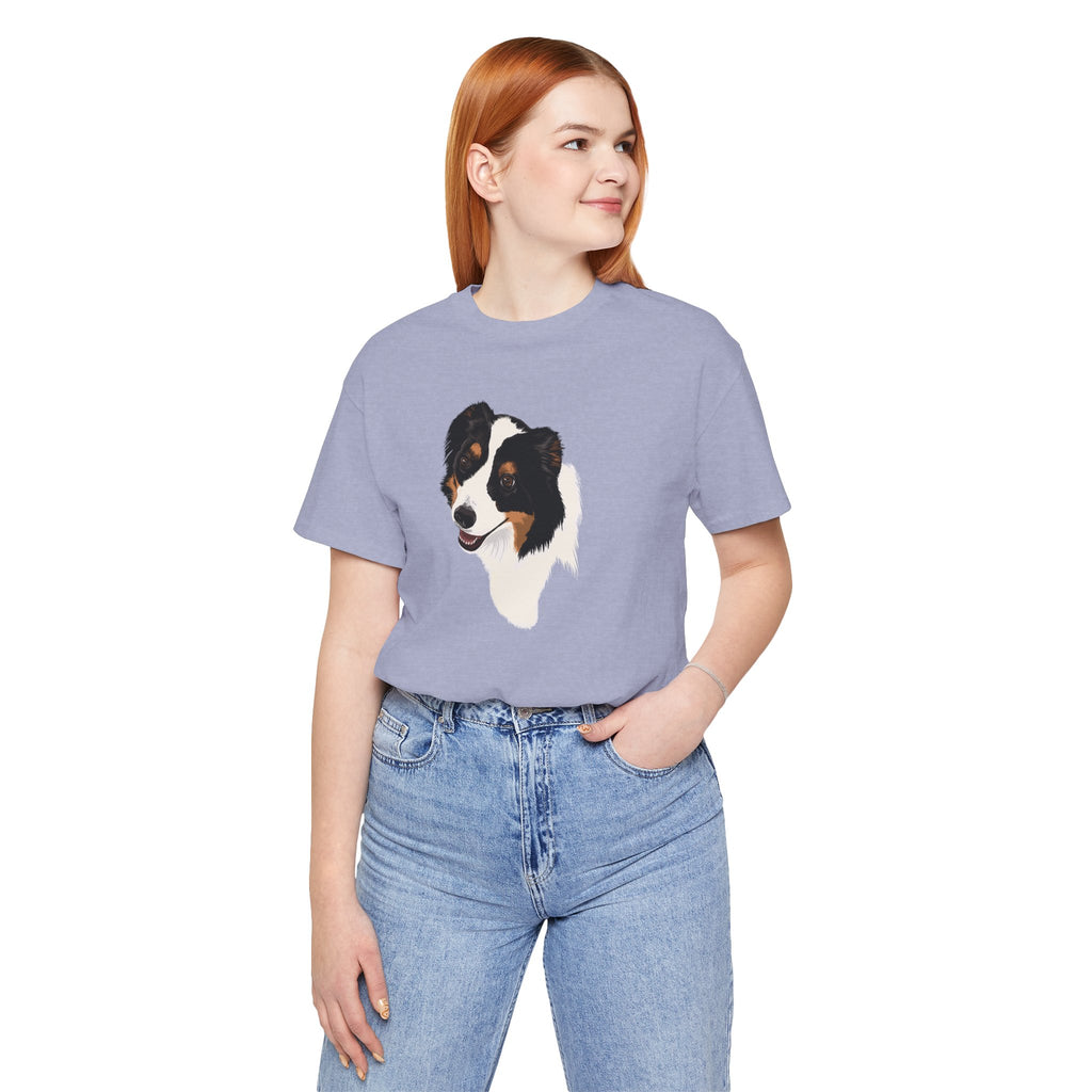 Loyal Sheepdog Portrait | Unisex T-Shirt