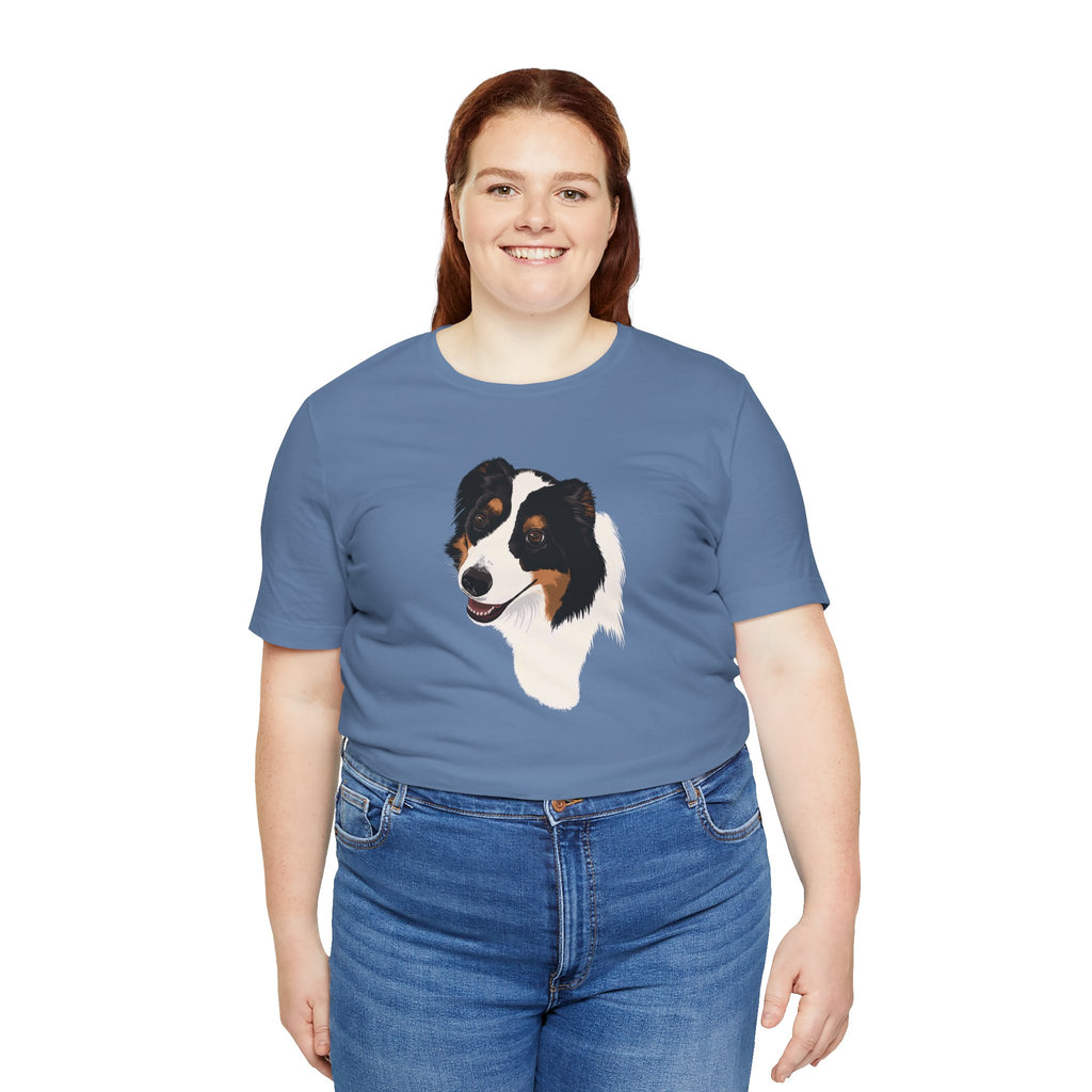 Loyal Sheepdog Portrait | Unisex T-Shirt
