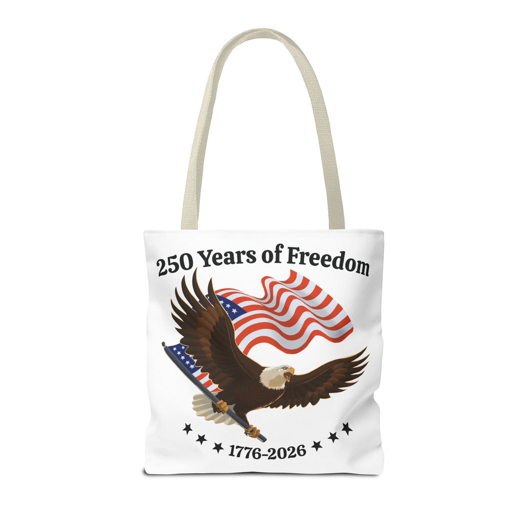 America 250th Anniversary Eagle | White Tote Bag