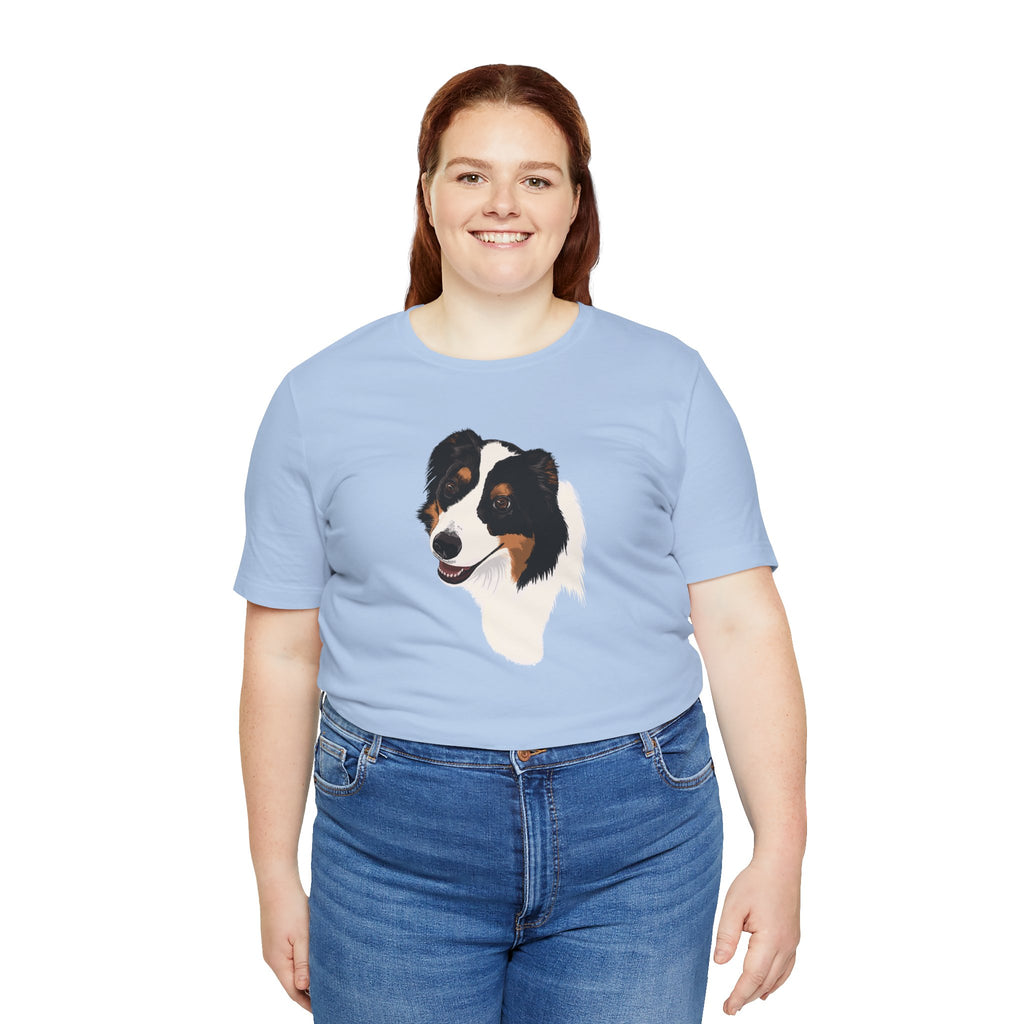 Loyal Sheepdog Portrait | Unisex T-Shirt