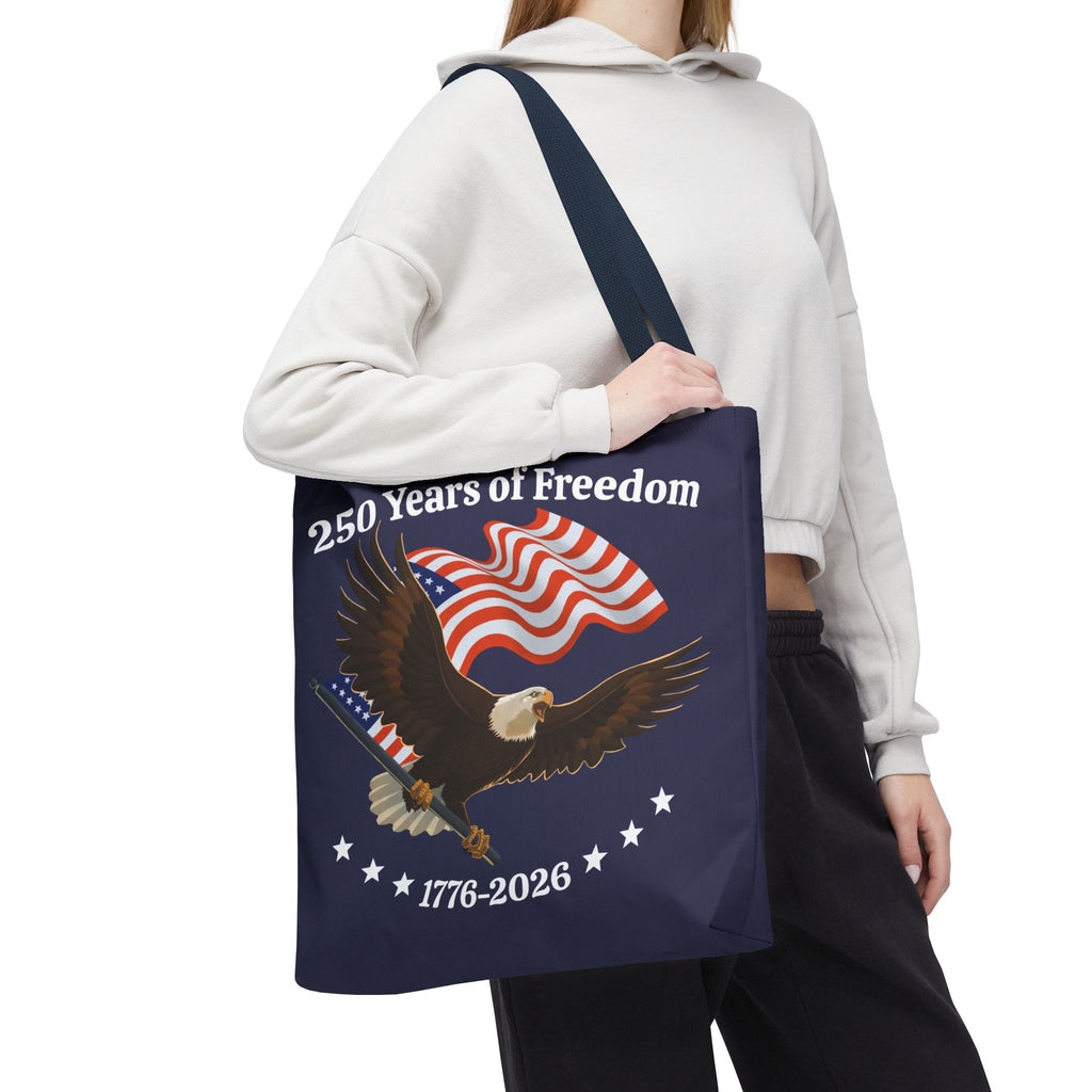 America 250th Anniversary Eagle | Blue Tote Bag