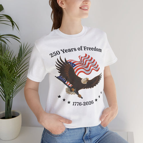 America 250th Anniversary Eagle | White Unisex T-Shirt