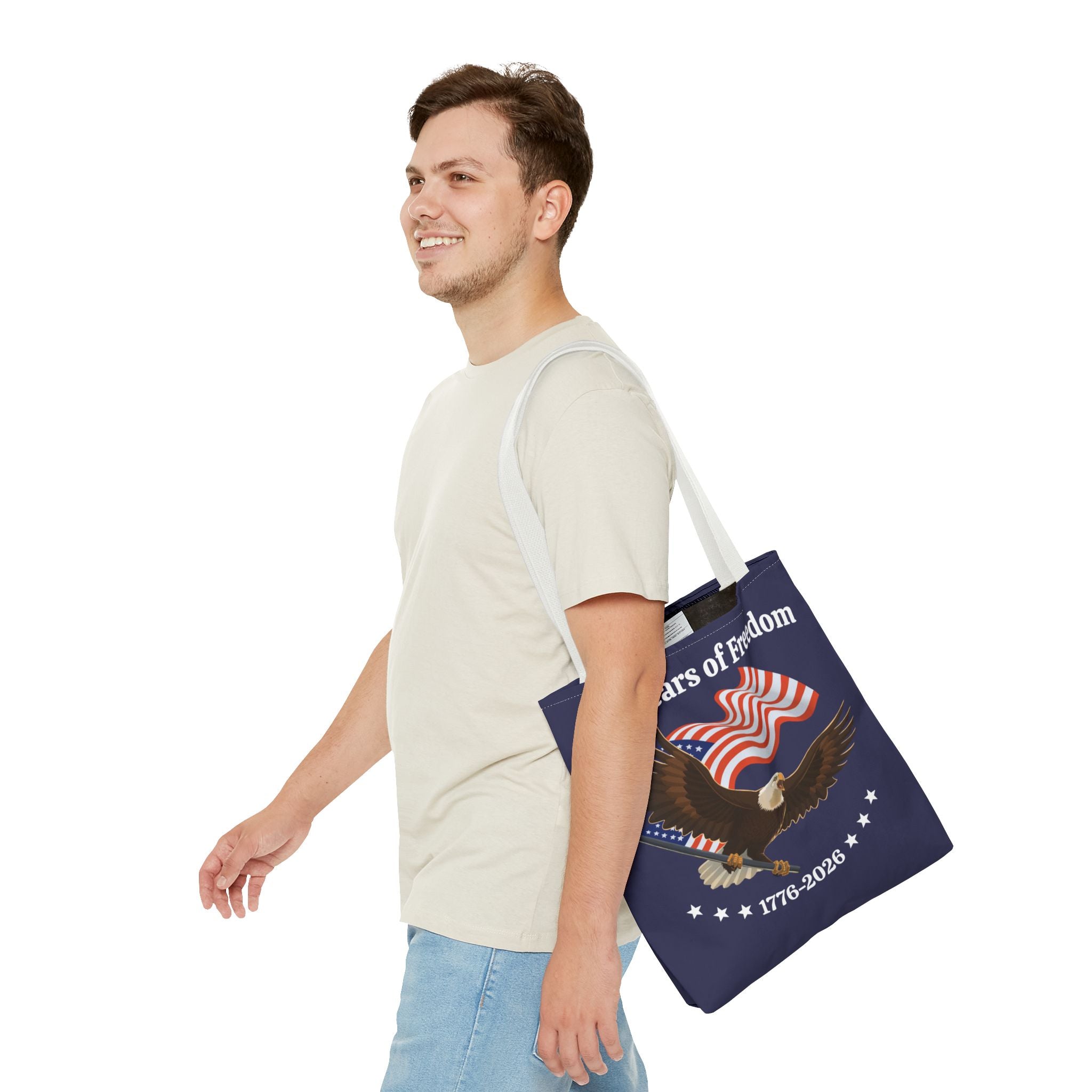 America 250th Anniversary Eagle | Blue Tote Bag
