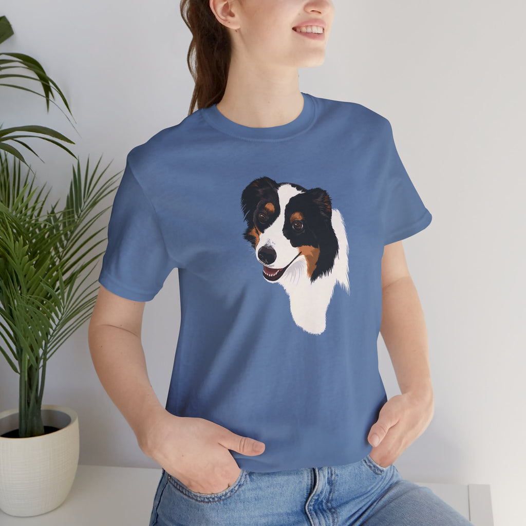 Loyal Sheepdog Portrait | Unisex T-Shirt