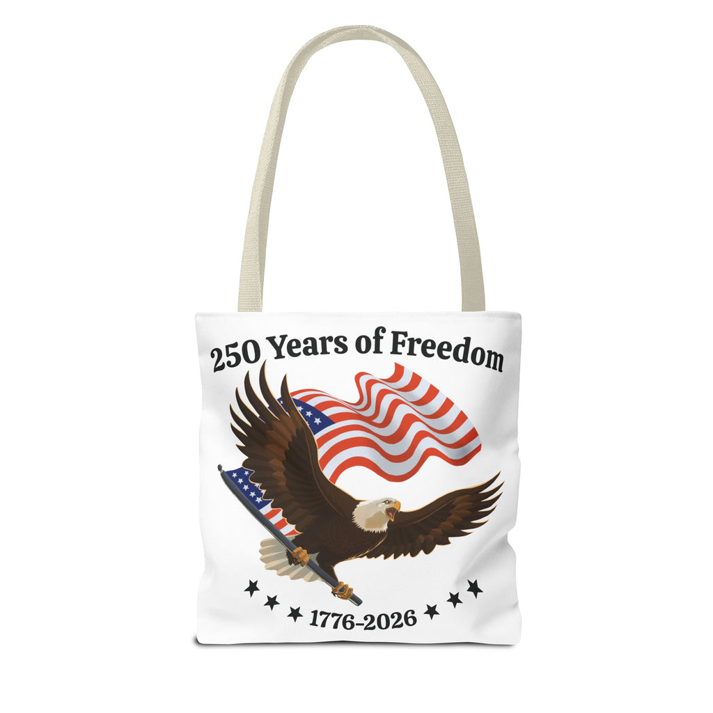 America 250th Anniversary Eagle | White Tote Bag