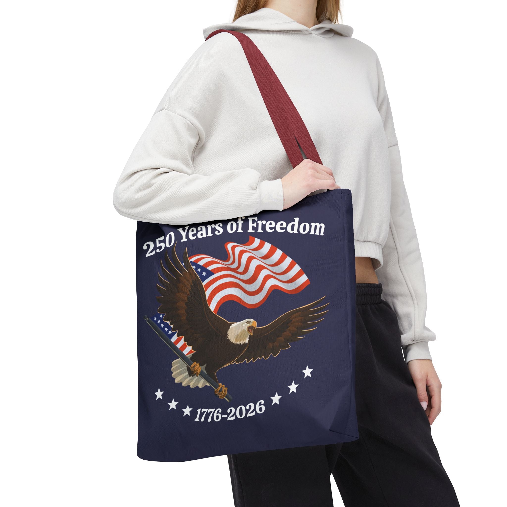 America 250th Anniversary Eagle | Blue Tote Bag