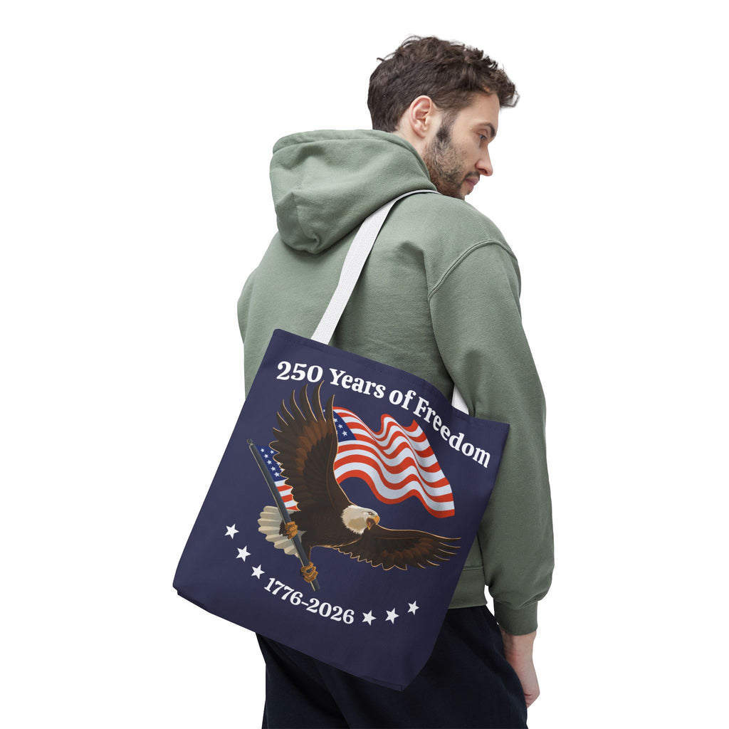 America 250th Anniversary Eagle | Blue Tote Bag