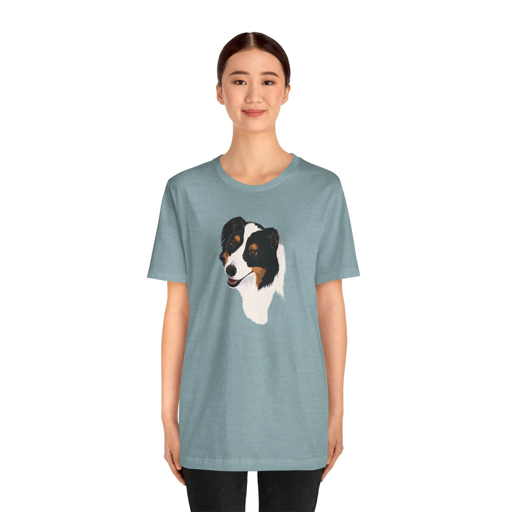Loyal Sheepdog Portrait | Unisex T-Shirt
