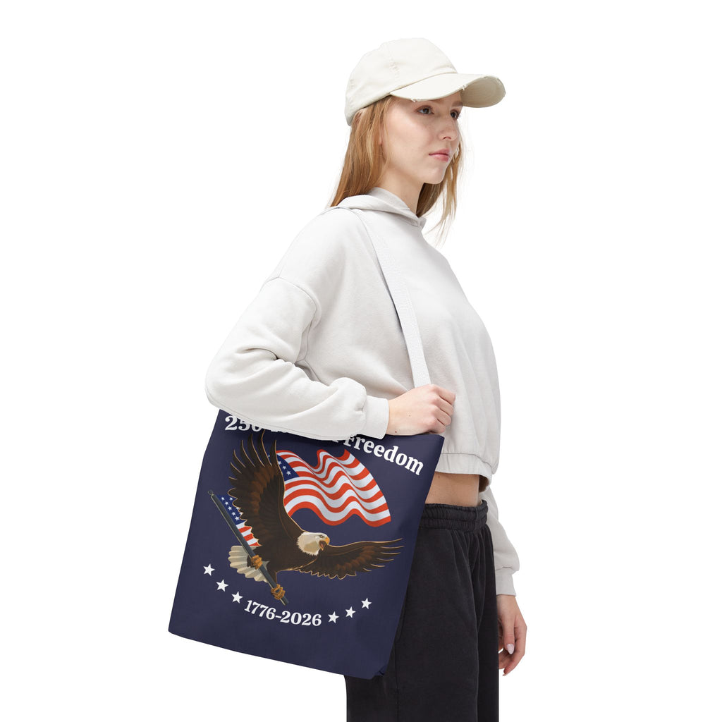 America 250th Anniversary Eagle | Blue Tote Bag