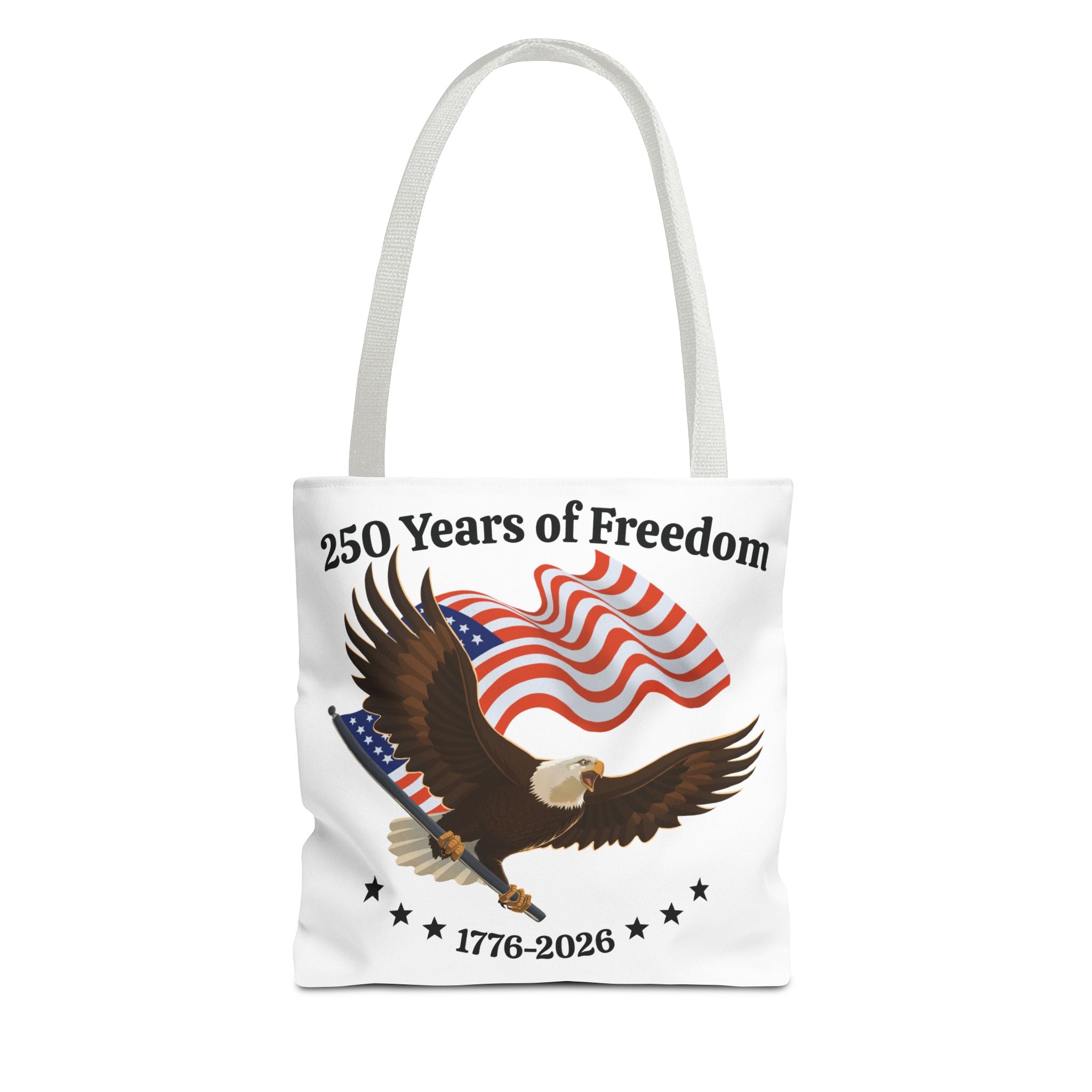 America 250th Anniversary Eagle | White Tote Bag