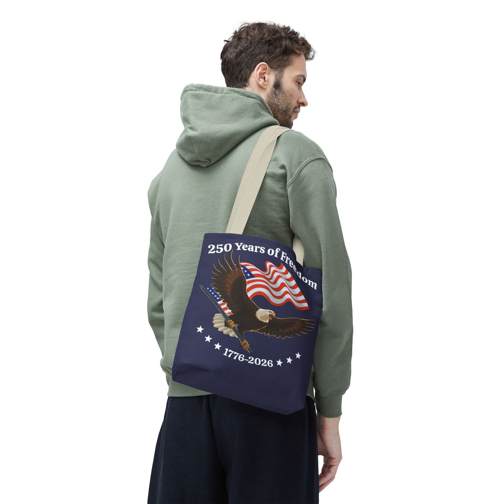 America 250th Anniversary Eagle | Blue Tote Bag
