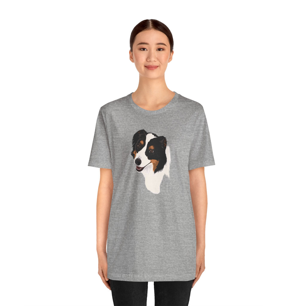 Loyal Sheepdog Portrait | Unisex T-Shirt
